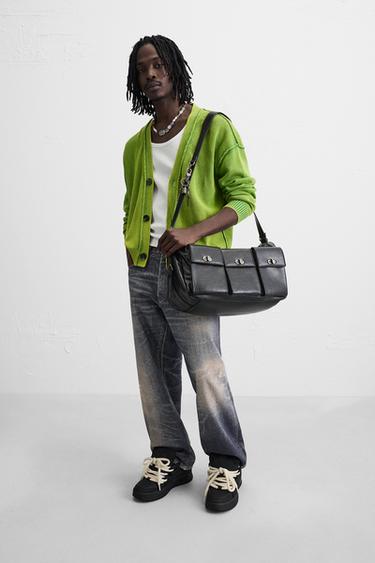 MULTI-POCKET CROSSBODY BAG - Black by Zara - Image 1