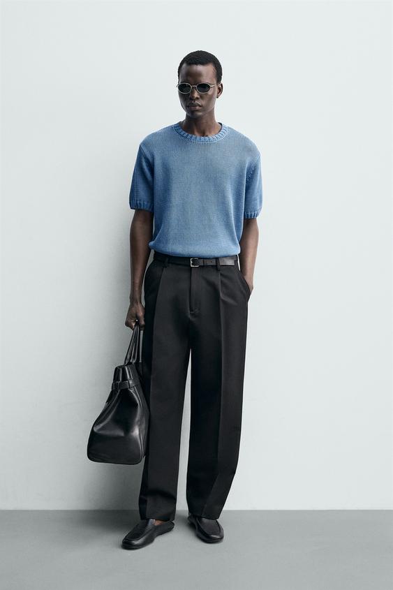 RELAXED FIT KNIT T-SHIRT from Zara - $59.90