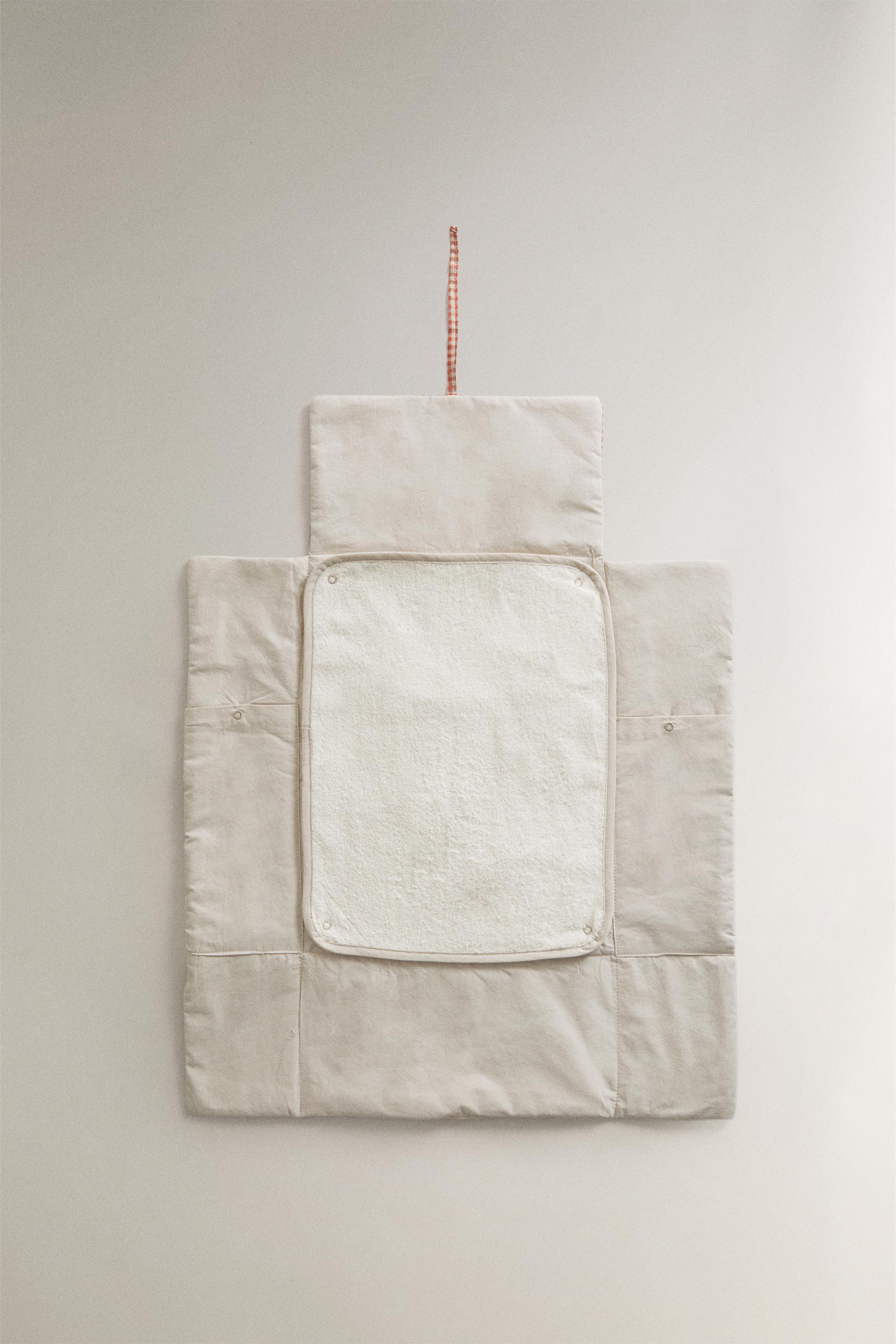 Zara COTTON GINGHAM BABY CHANGING MAT — фото 4