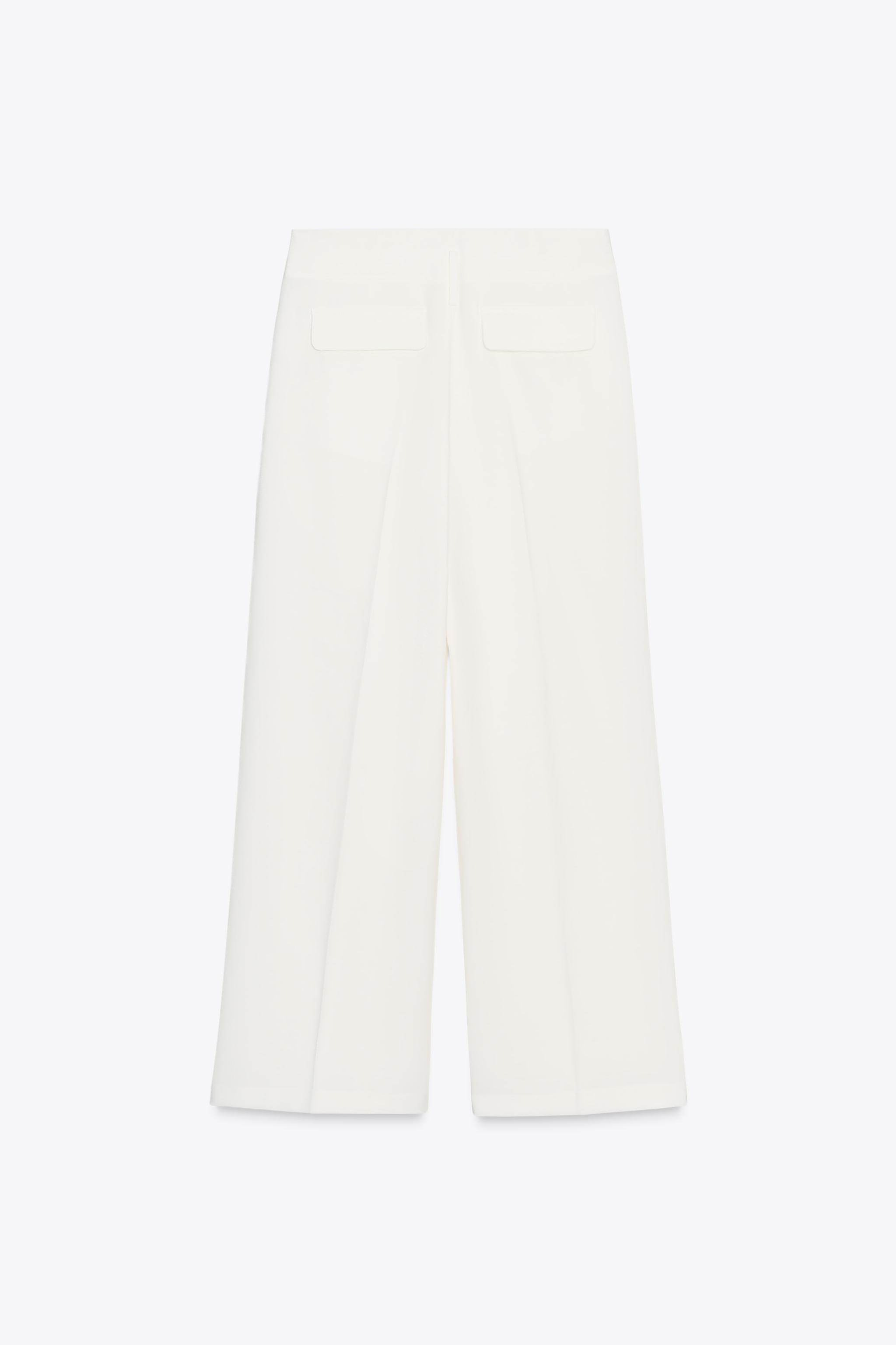 PLEATED WIDE LEG PANTS