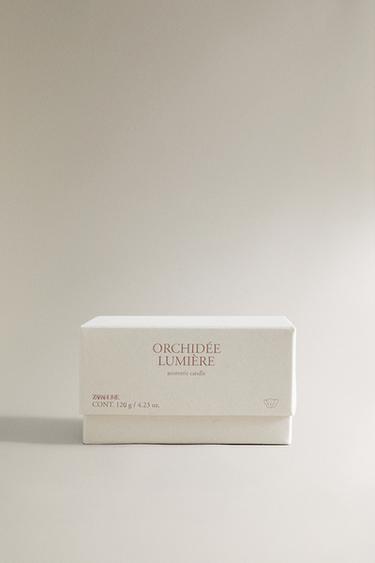 (120 G) ORCHIDÉE LUMIÈRE SCENTED CANDLE - Pale pink by Zara - Image 4