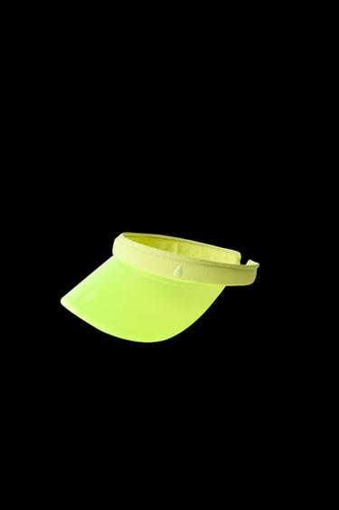 Zara CLEAR VISOR - Lime green
