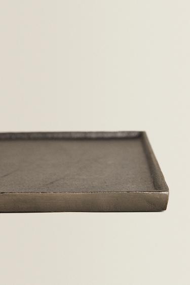 PLATEAU MÉTAL DÉCORATIF - Noir de Zara - Image 4