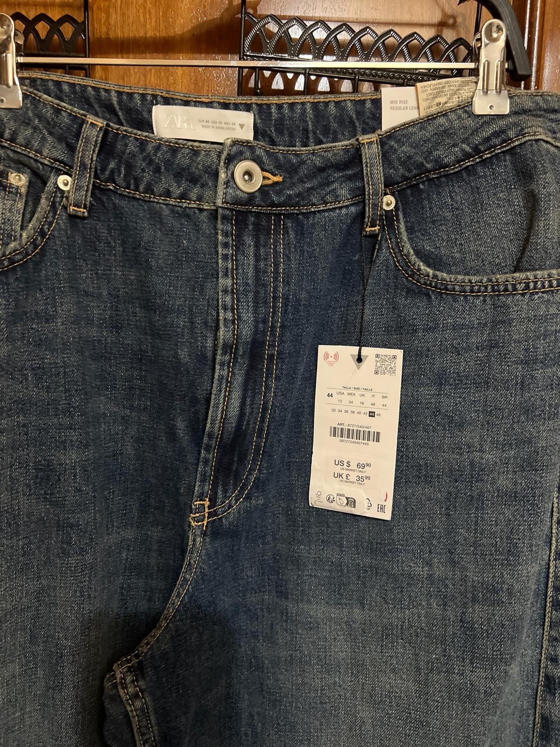 TRF BAGGY BARREL MID-WAIST JEANS - Image 2