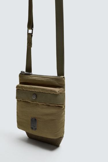 SAC BANDOULIÈRE EN NYLON X SR_A - Vert kaki de Zara - Image 4