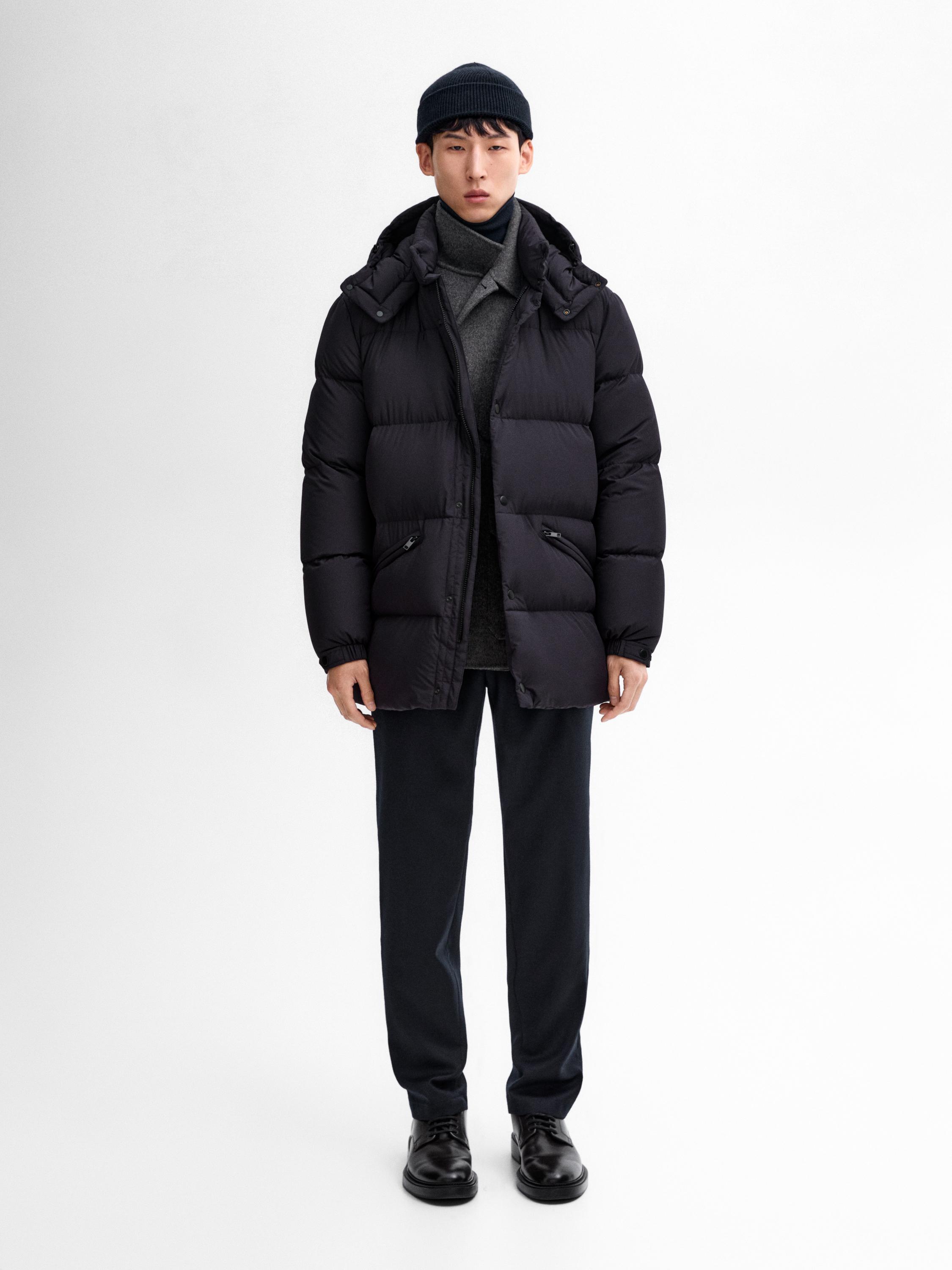 Zara HOODED PUFFER JACKET deals