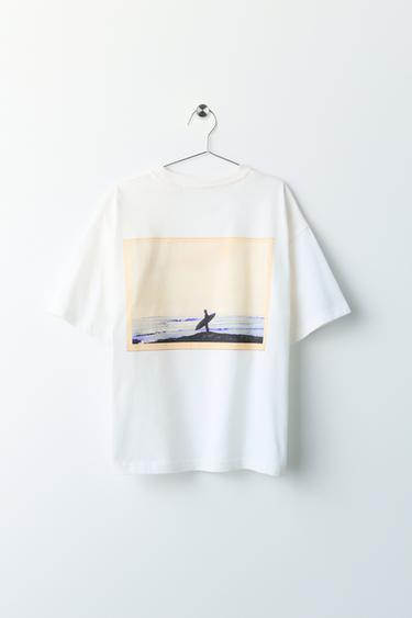 CAMISETA FOTOGRAFÍA PUKAS SURF - Blanco de Zara
