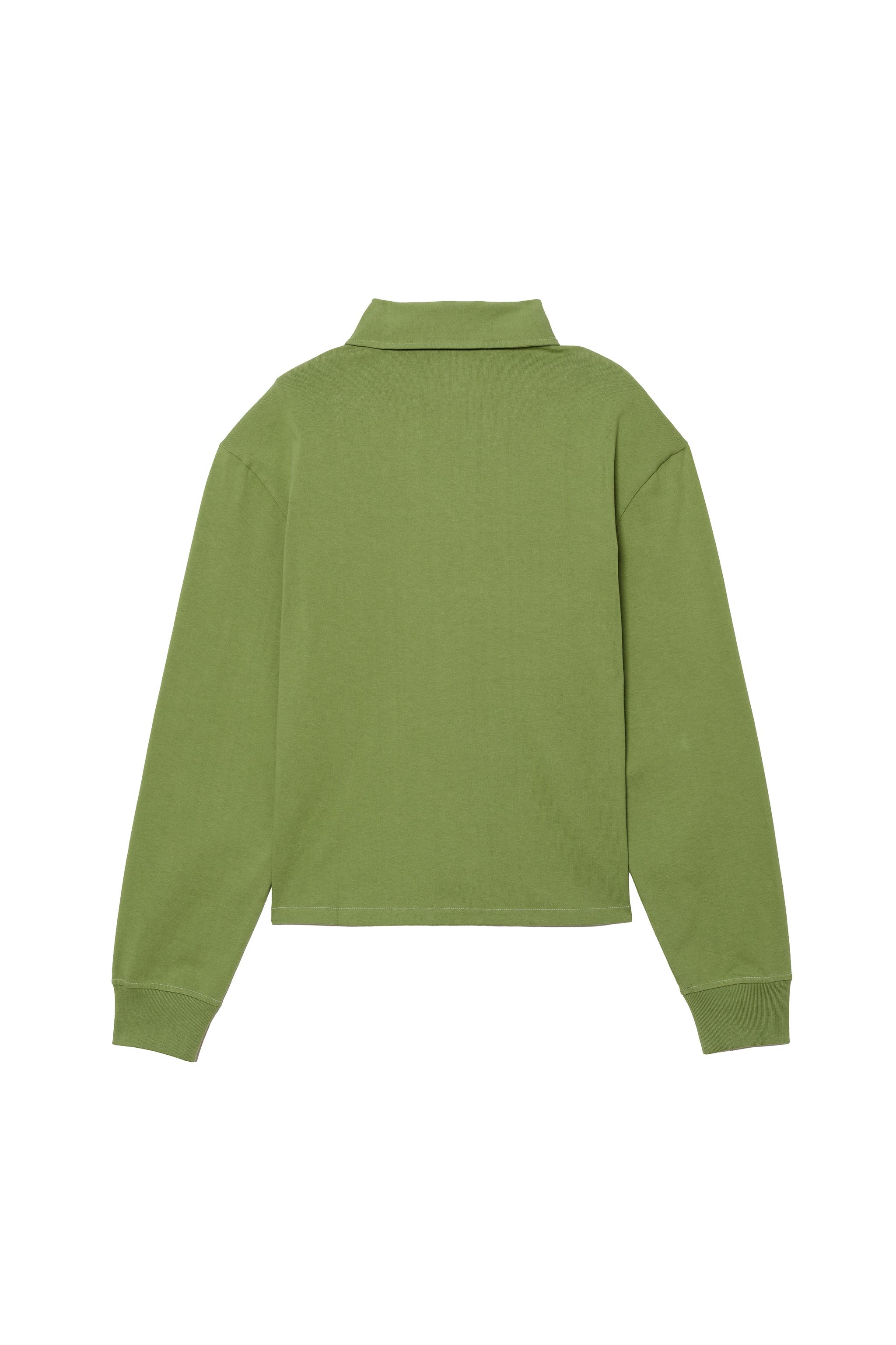 Zara PAMUKLU CROPPED FIT POLO T-SHIRT görsel 3