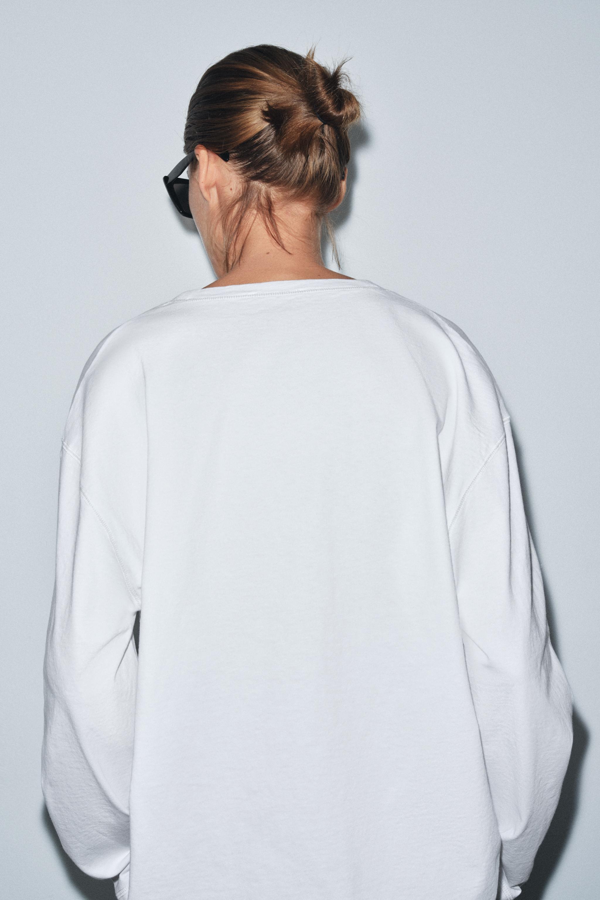 T-SHIRT RUSTIQUE COL EN V