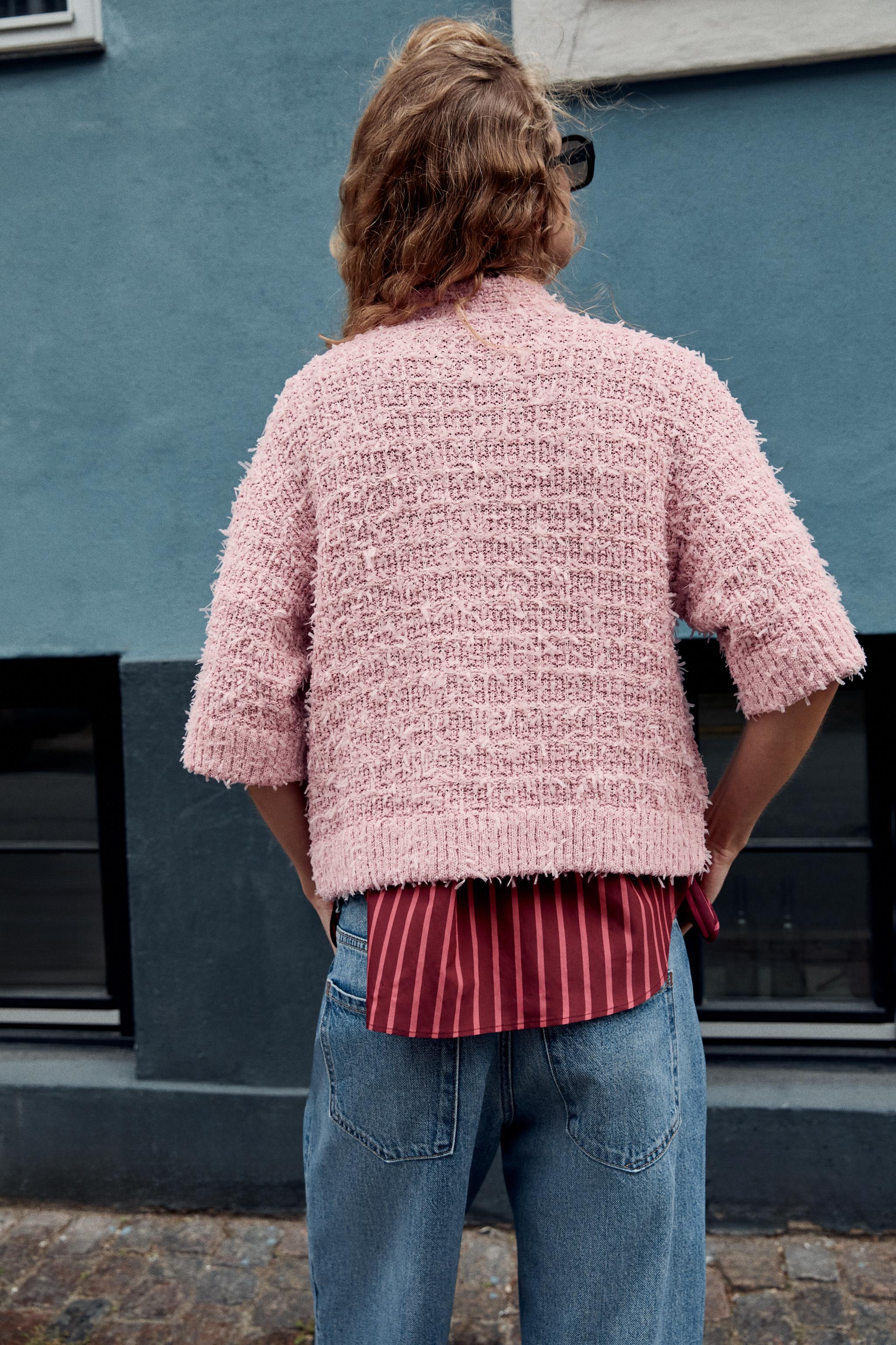 VESTE EN MAILLE STRUCTURÉE