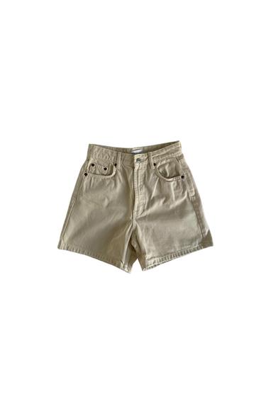 SHORT VAQUERO BLANCO TIRO ALTO