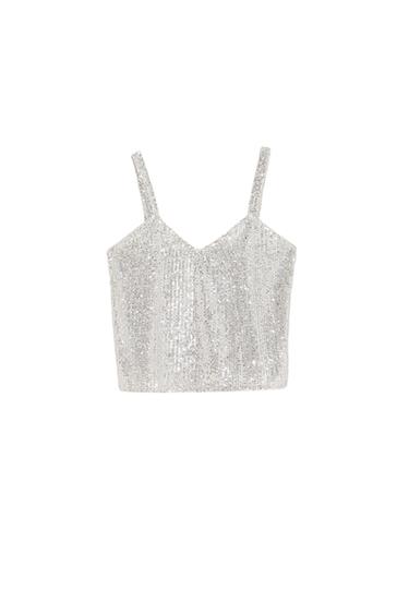 SEQUINNED T-SHIRT