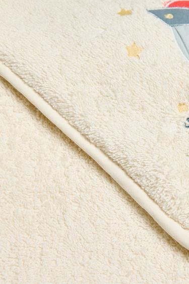 SPACESHIP HOODED BABY TOWEL - Oyster-white by Zara - Image 4