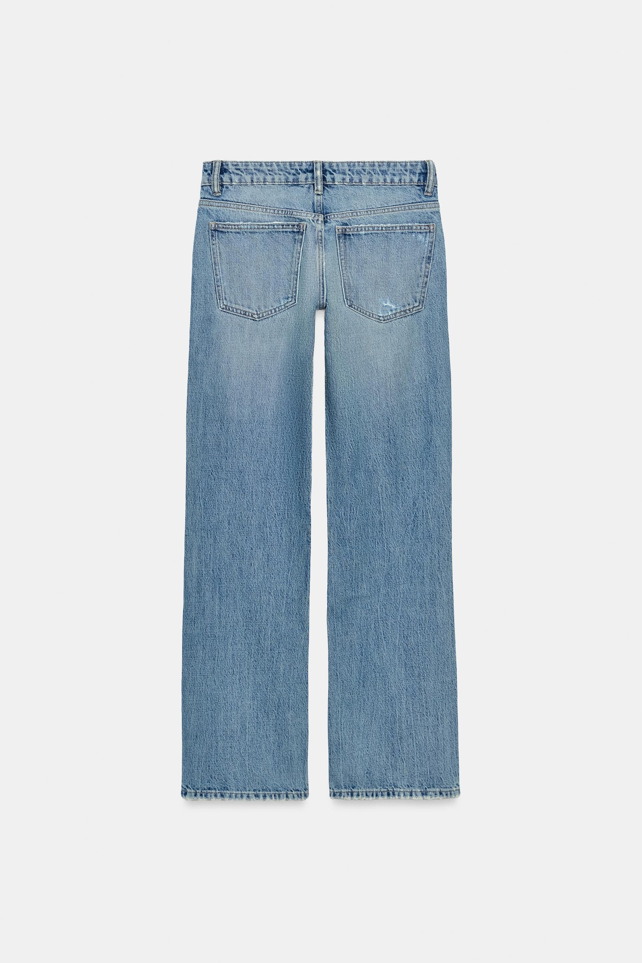 TRF LOW-RISE WIDE-LEG JEANS