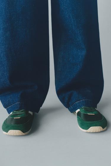 СПОРТИВНЫЕ КРОССОВКИ BAREFOOT — Зеленый от Zara