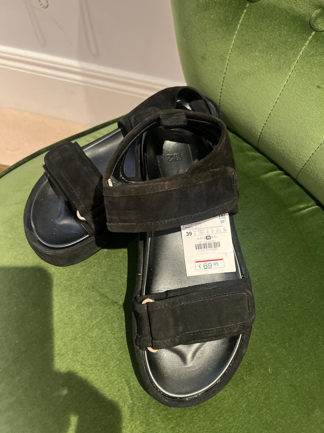 FLAT LEATHER SANDALS - Image 4