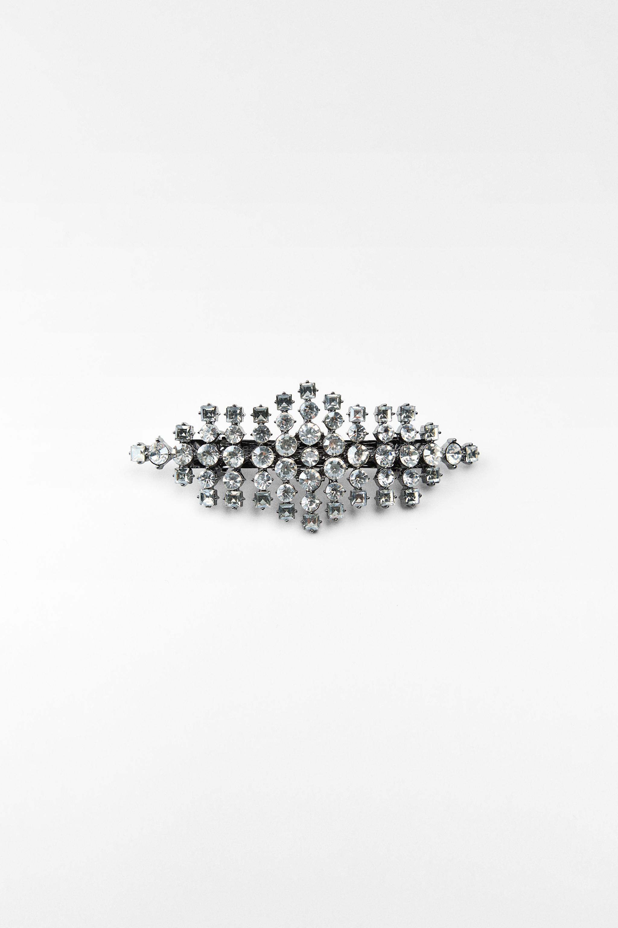 JEWEL HAIR CLIP - Silver | ZARA United States