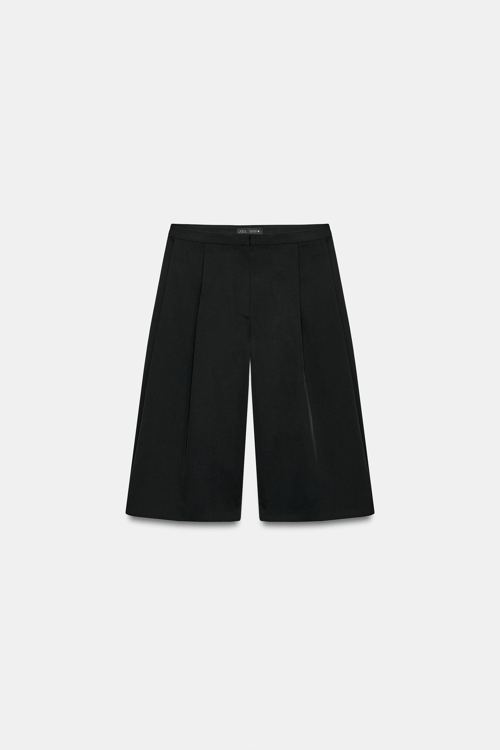ZW COLLECTION PLEATED TECHNICAL BERMUDA SHORTS
