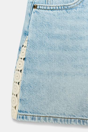 SHORT Z1975 CROCHET - Bleu moyen de Zara - Image 8