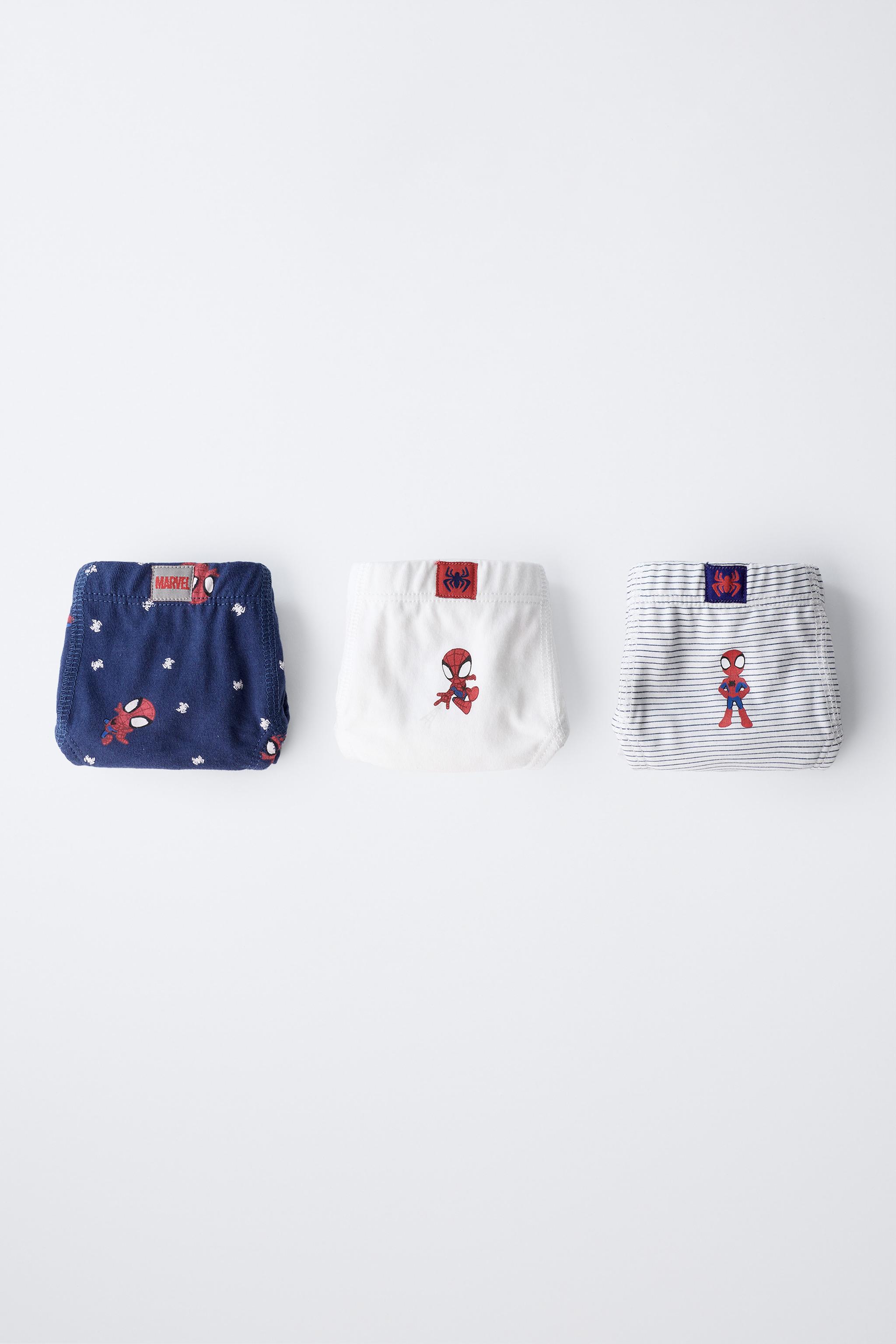 AGES 1 1/2-6/ THREE-PACK OF SPIDEY © MARVEL UNDERWEAR
