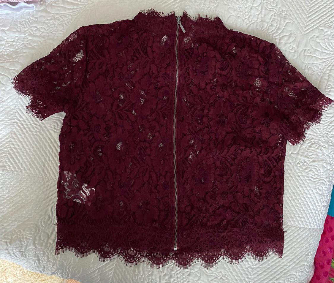 EMBROIDERED LACE TOP - Image 2
