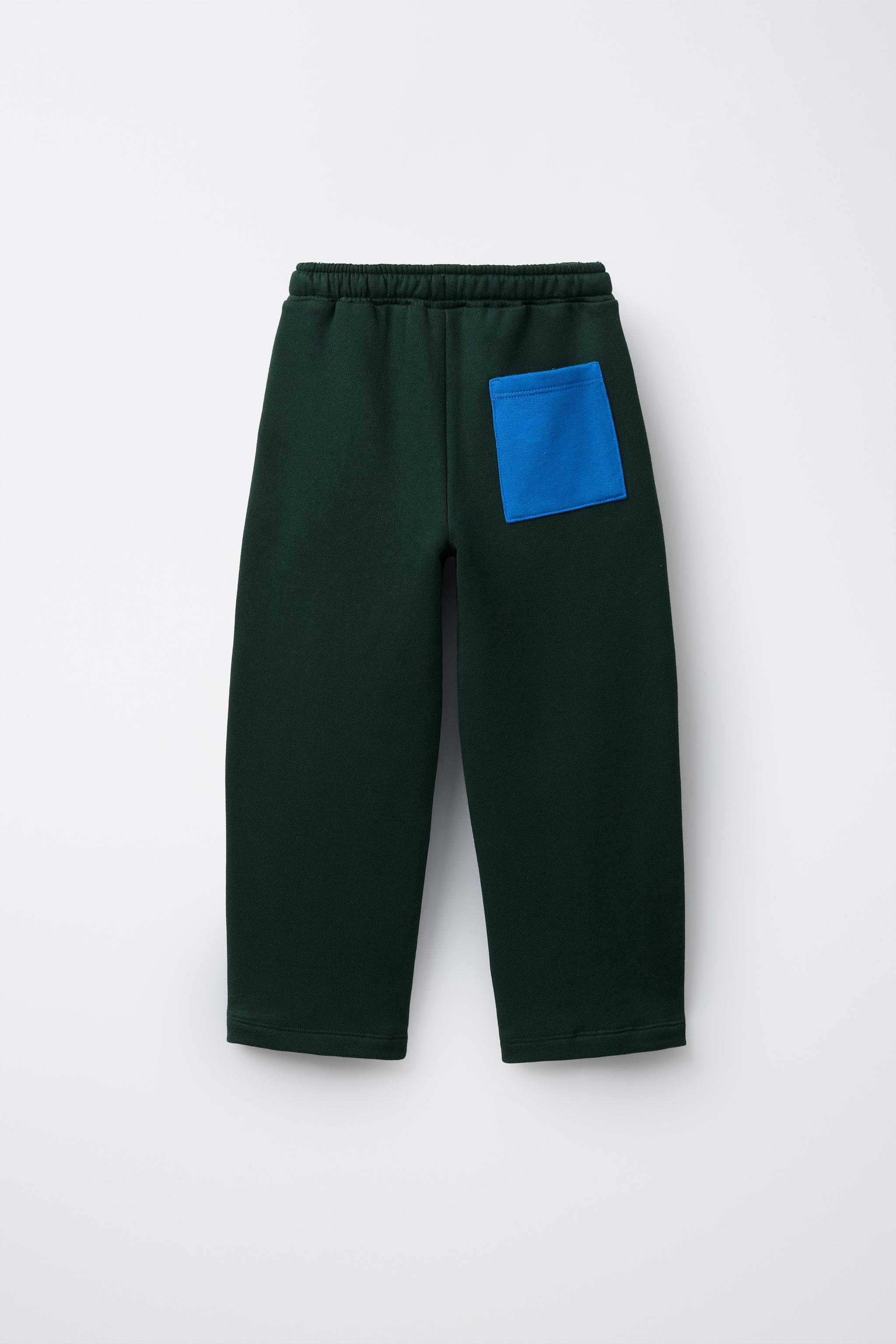 PANTALON EN MOLLETON BALLOON À INSCRIPTION