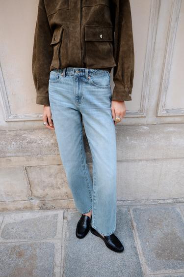 JEAN Z.03 REGULAR FIT TAILLE HAUTE LONG - Bleu moyen de Zara - Image 1