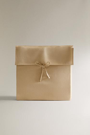 100% MULBERRY SILK FLAT SHEET - Gold by Zara - Image 4
