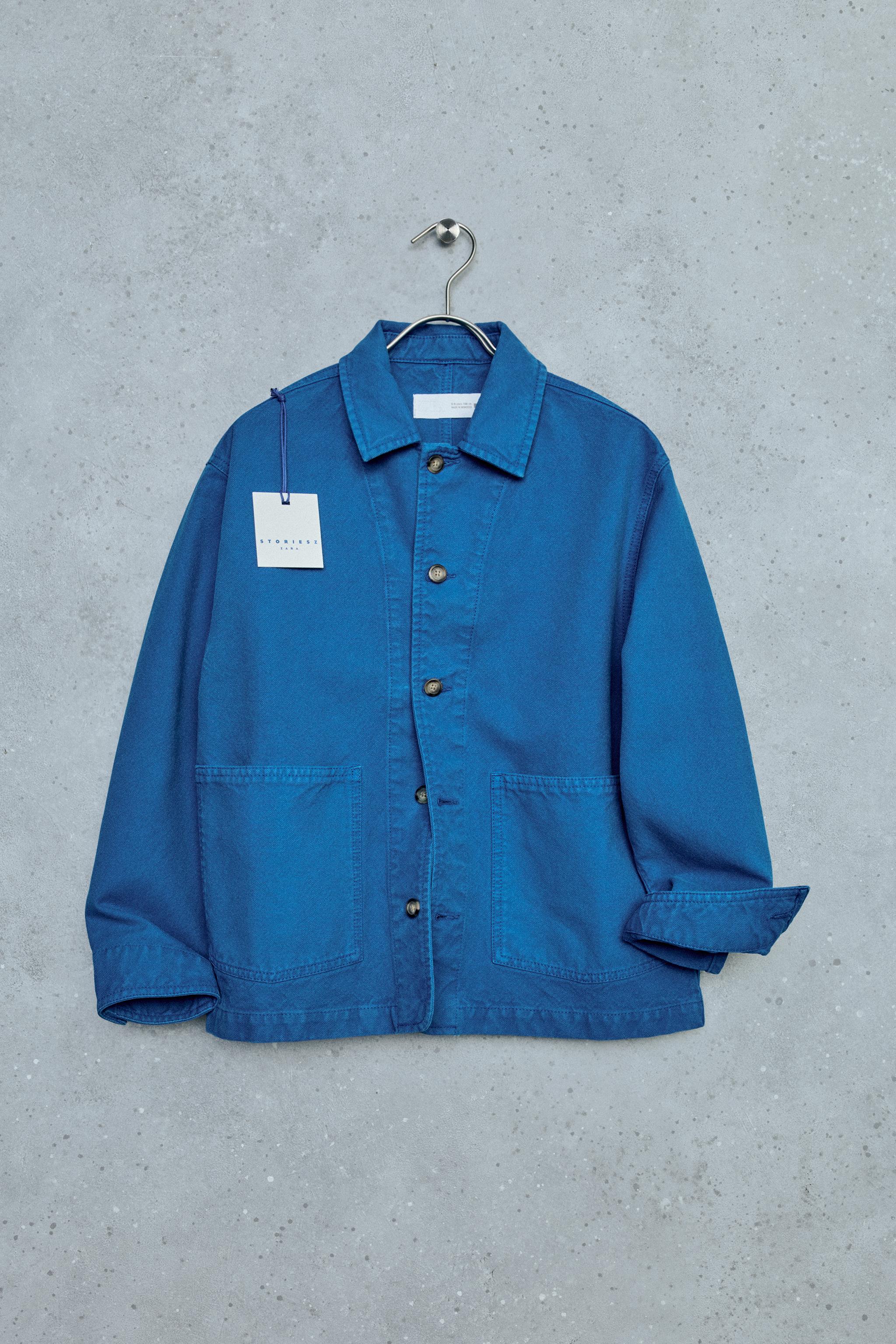 STORIESZ - CANVAS OVERSHIRT — Bluish