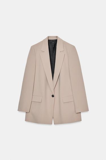 BLAZER COM BOTÃO - Areia da Zara - Imagem 0