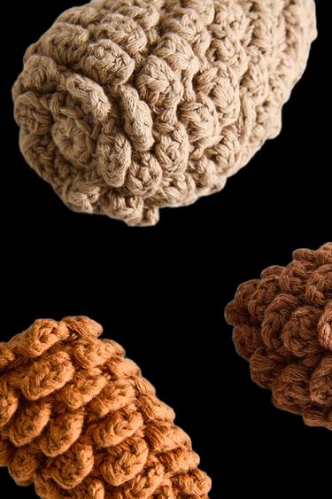 PACK SPIELZEUG TANNENZAPFEN HAUSTIERE (3ER-PACK) - Braun von Zara