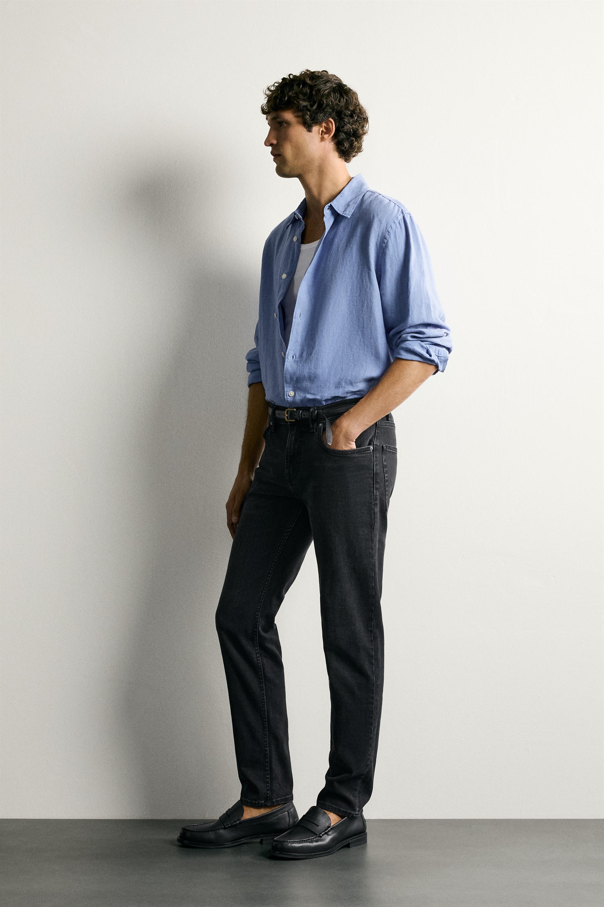 Zara BASIC SLIM FIT JEAN görsel 4
