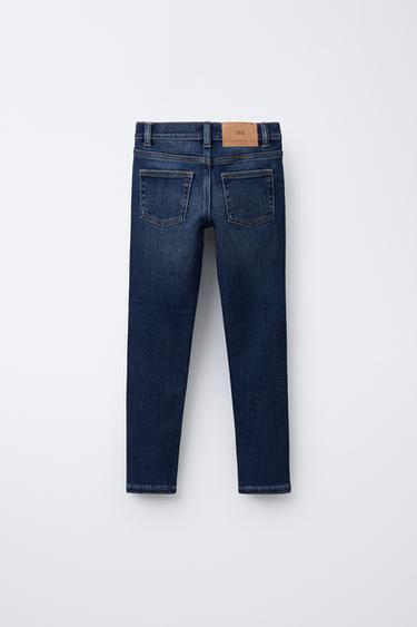 JEAN SKINNY GRATTÉ - Bleu de Zara - Image 1