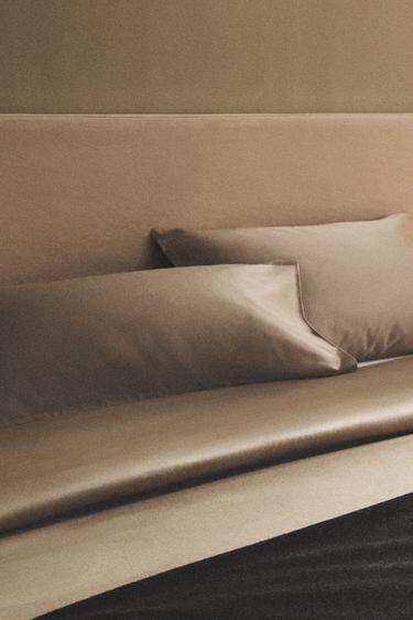 HUSĂ PILOTĂ SATIN (500 NODURI) - Gri cârtiță de la Zara