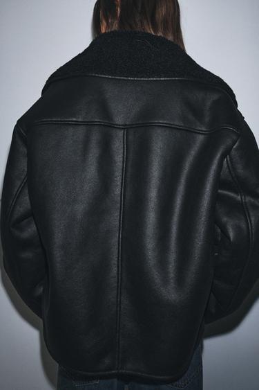ZW COLLECTION DOUBLE-FACED JACKET - Black by Zara - Image 2