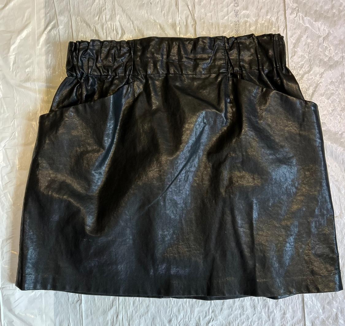 FAUX LEATHER MINI SKIRT - Image 3