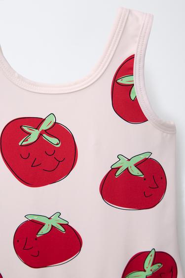 2-6 ANS/ MAILLOT DE BAIN TOMATES - Écru de Zara - Image 2
