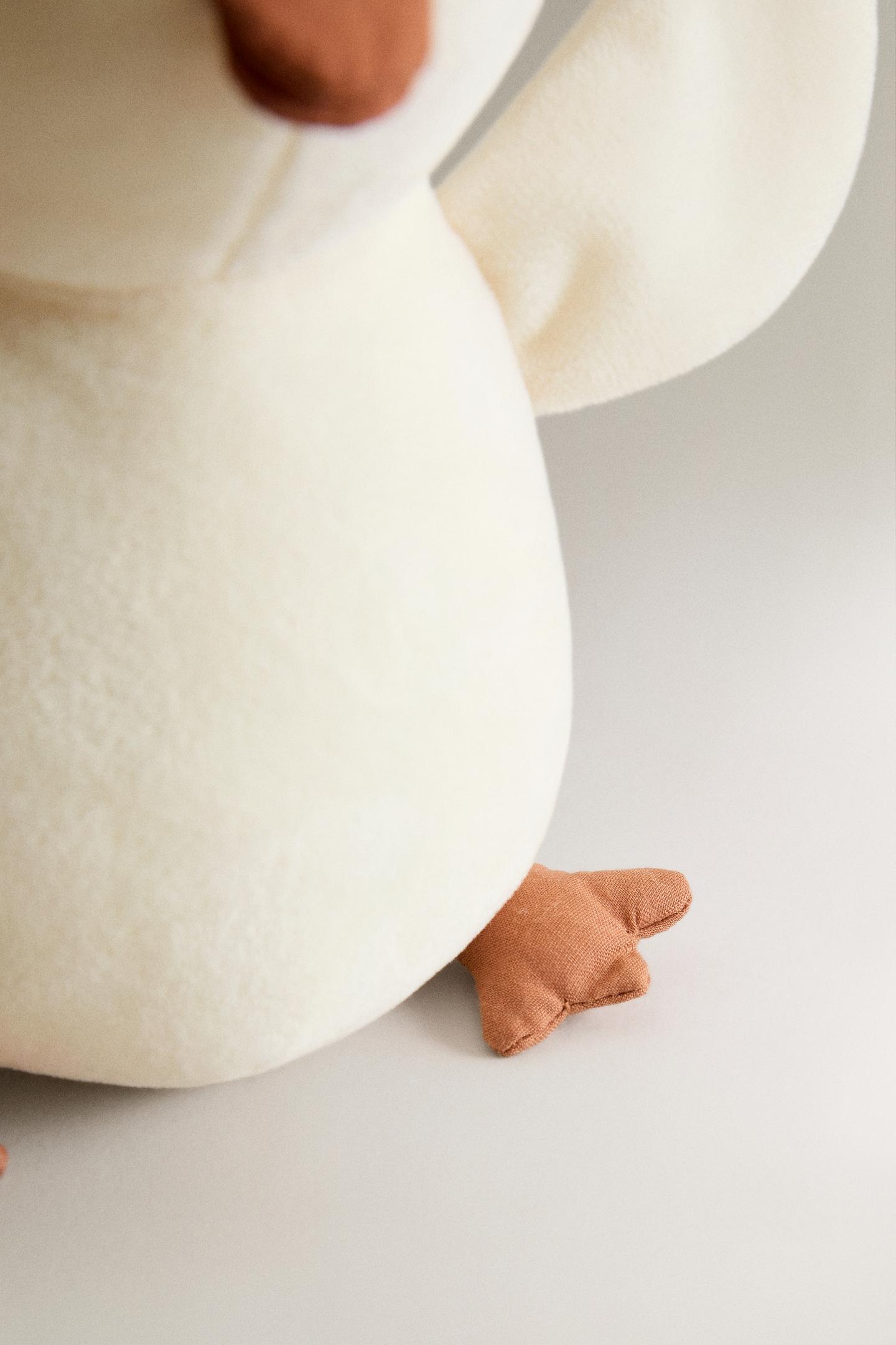 Детская мягкая игрушка Zara Kids Duckling Musical Plush Toy, цвет: Жёлтый — фото 3