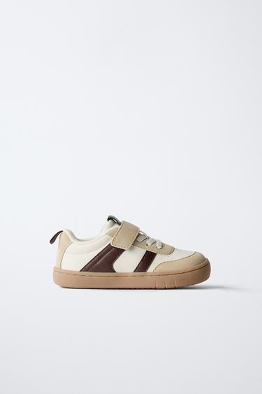 Zara RETRO BAREFOOT SNEAKERS - White