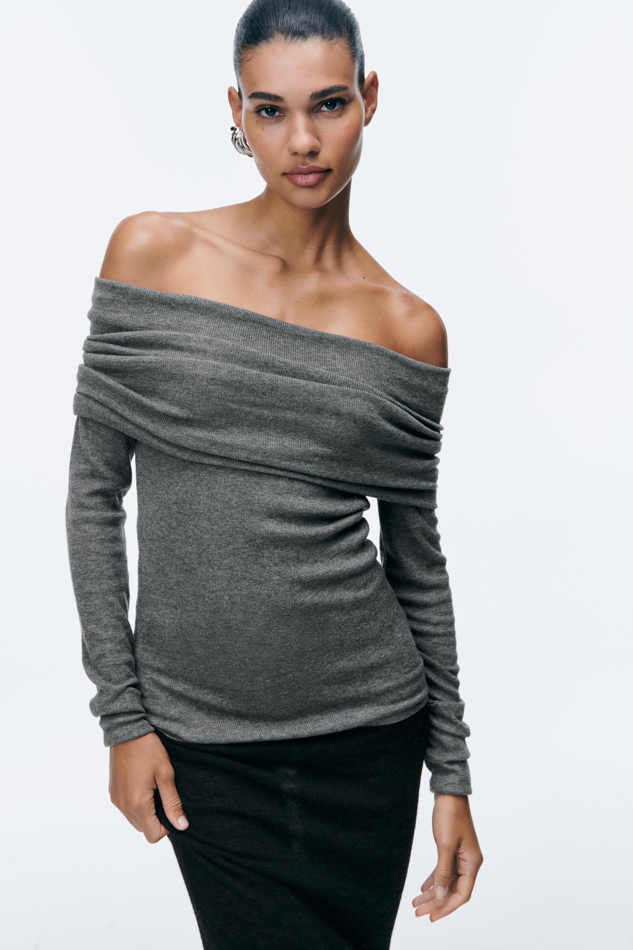 Pull epaule best sale dénudée zara