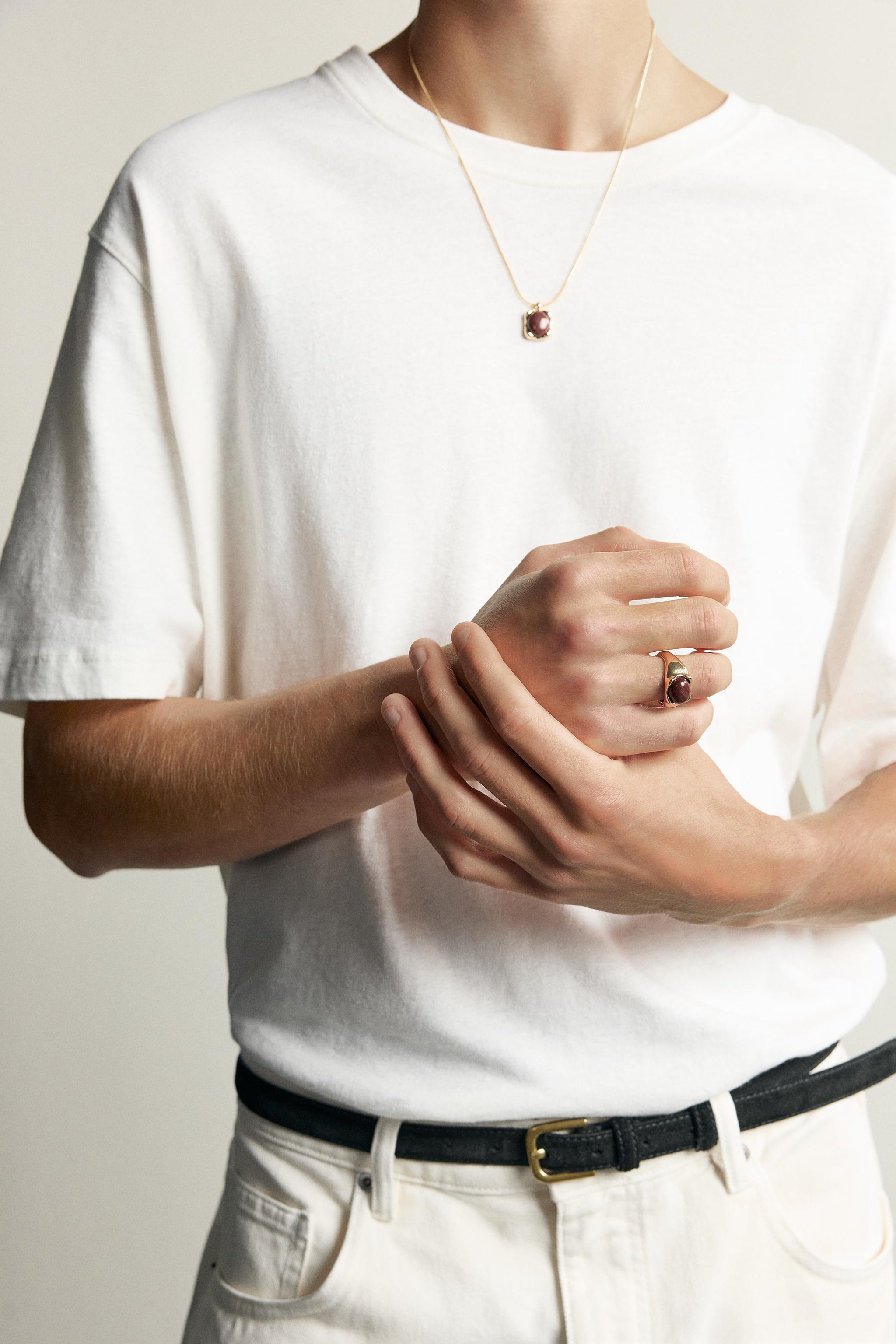 STONE SIGNET RING
