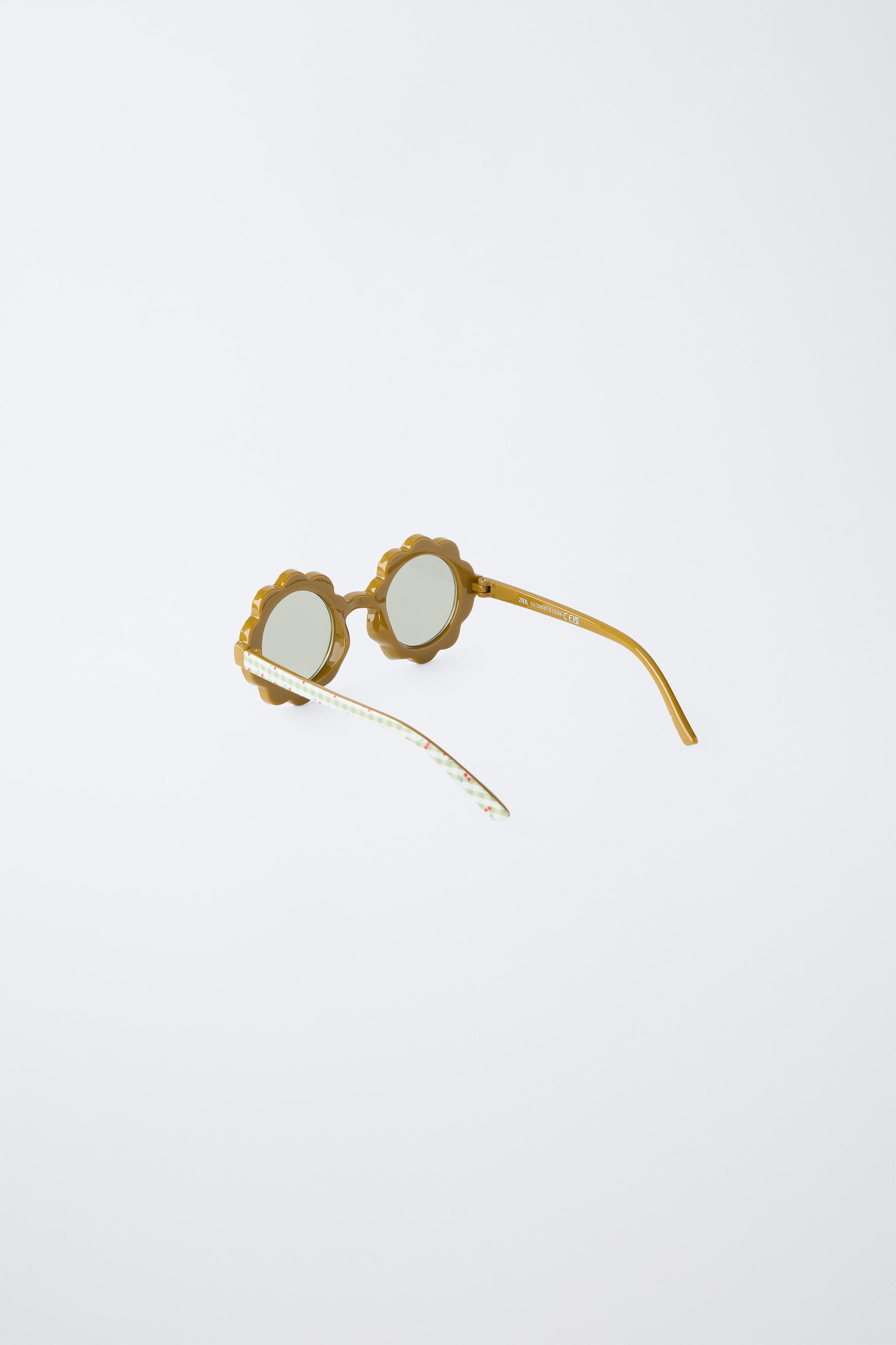 CHERRY PRINT FLOWER SUNGLASSES