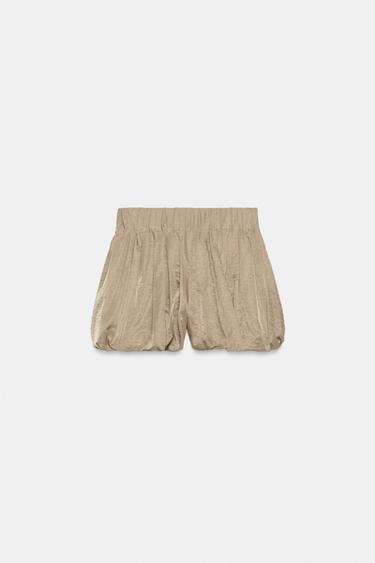 SHORT BOULE AVEC BOUCLE - Sable de Zara - Image 8