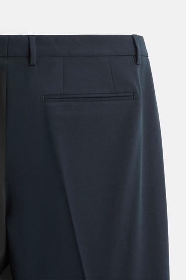 PANTALON DE COSTUME CONFORT - Bleu marine de Zara - Image 7