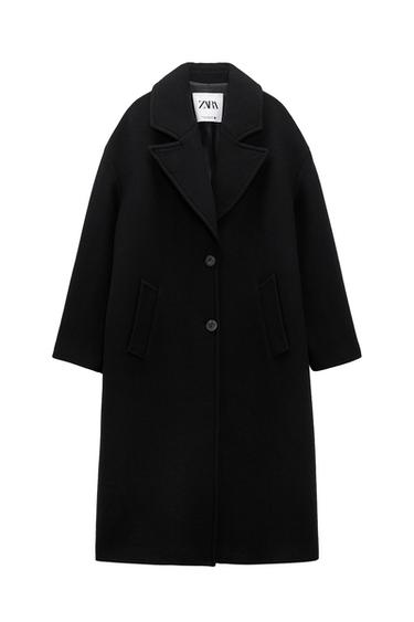OVERSIZED COAT WITH WOOL