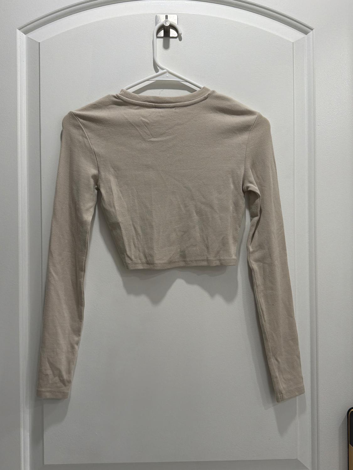 COTTON AND MODAL CROP TOP - Image 2