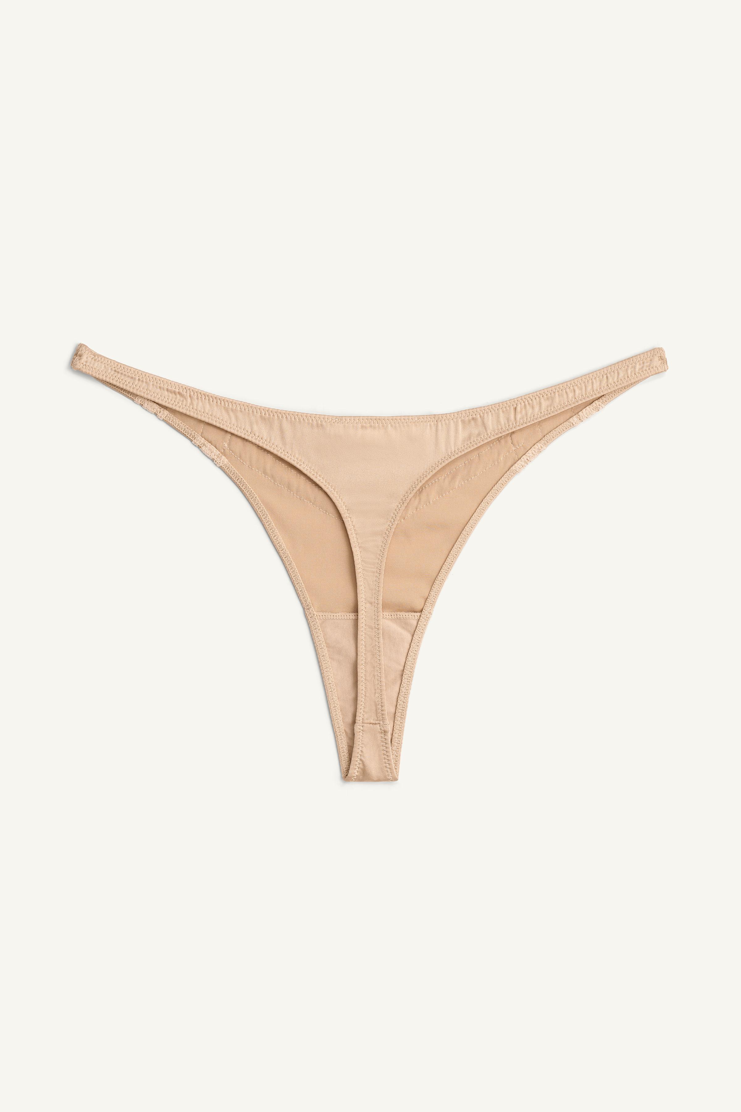 SILK LACE THONG