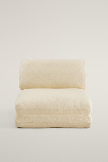 SILLÓN PLEGABLE INDIVIDUAL BOUCLÉ - Crudo de Zara