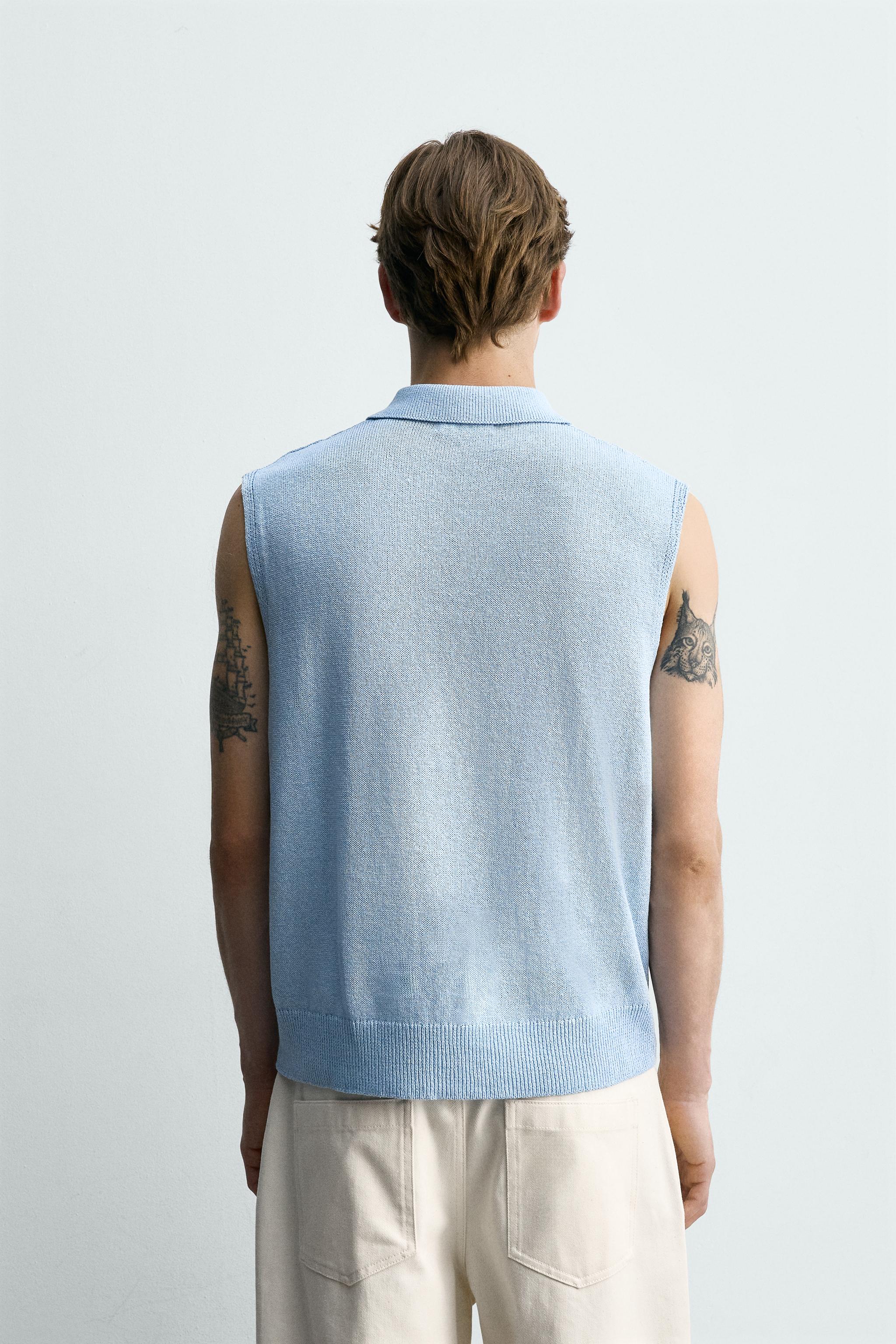 TEXTURED KNIT VEST