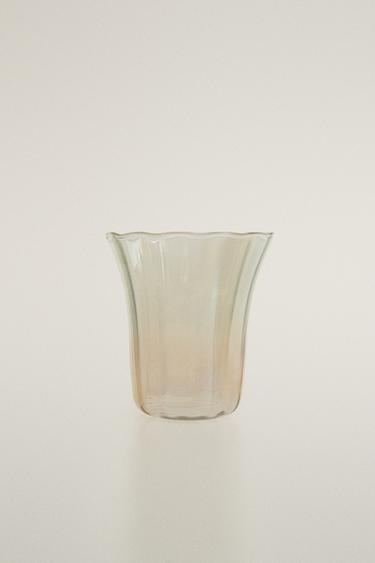 FLARED GLASS TUMBLER - Blue by Zara - Image 0